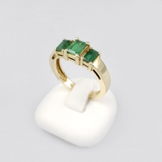 Arany gyűrű smaragddal (Au327GT)