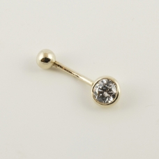 Arany köldök  piercing (Au1820GT)