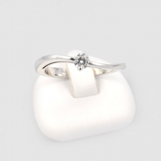 Fehér arany gyémánt gyűrű (Au410GT)