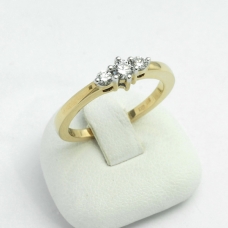 Arany gyémánt gyűrű (Au600GT)