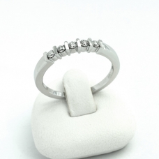 Fehér arany gyémánt gyűrű (Au611GT)