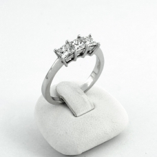 Fehér arany gyémánt gyűrű (Au795GT)